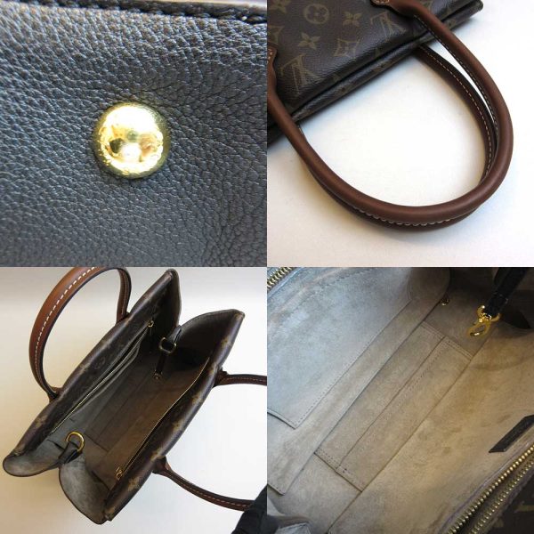 3 lv220630 4ta 04 Louis Vuitton W Tote Bag Handbag Monogram Black