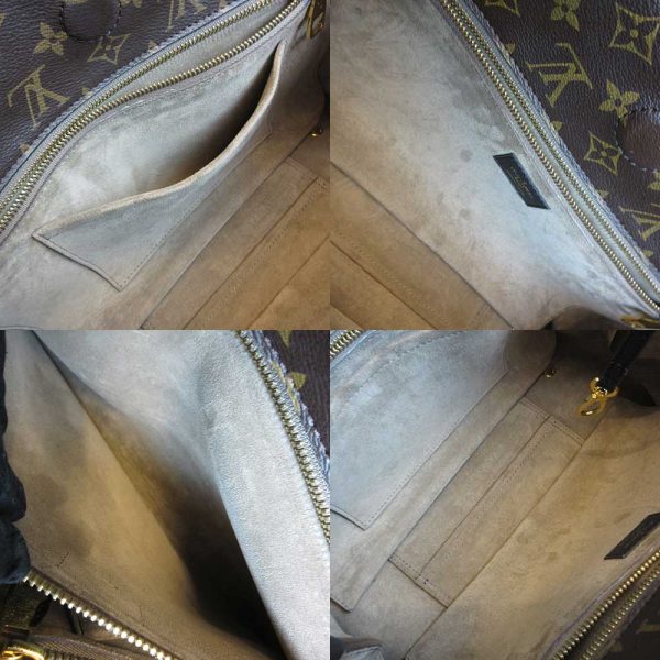 3 lv220630 4ta 05 Louis Vuitton W Tote Bag Handbag Monogram Black