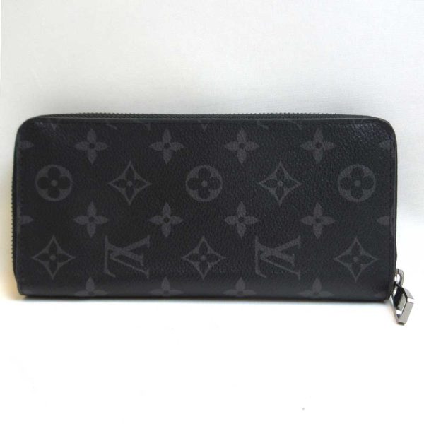 3 lv220714 2ta 01 Louis Vuitton Zippy Wallet Black Long Wallet Eclipse M62295