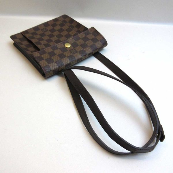 3 lv220804 2u 02 Louis Vuitton Bag Pimlico Ebene Brown Mini Shoulder Bag Damier