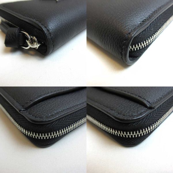 3 lv221117 1ta 02 Louis Vuitton Wallet Lock Me Zippy Coin Noir Black Calf