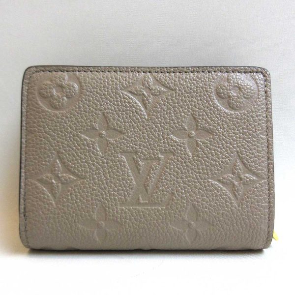 3 lv221121 1ta Louis Vuitton Claire Tourtrail Greige Wallet Empreinte M80152