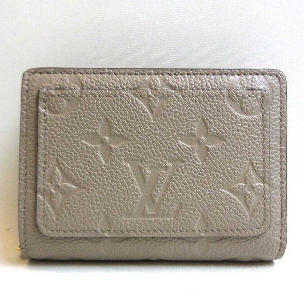 3 lv221121 1ta 01 Louis Vuitton Claire Tourtrail Greige Wallet Empreinte M80152