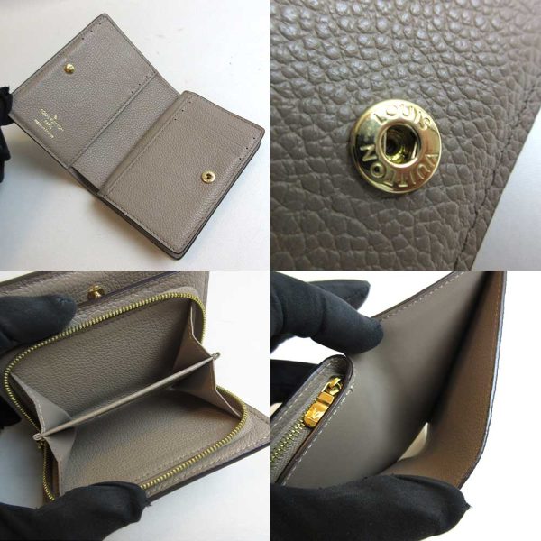 3 lv221121 1ta 03 Louis Vuitton Claire Tourtrail Greige Wallet Empreinte M80152