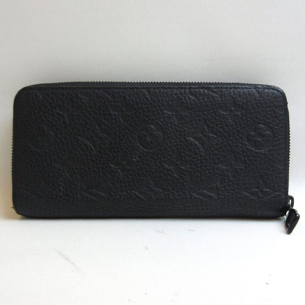 3 lv221208 2u 01 Louis Vuitton Taurillon Zippy Wallet Black Long Wallet