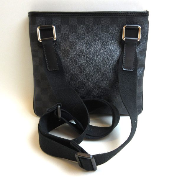 3 lv221208 3u 01 Louis Vuitton Thomas Shoulder Bag Damier Graphite Black