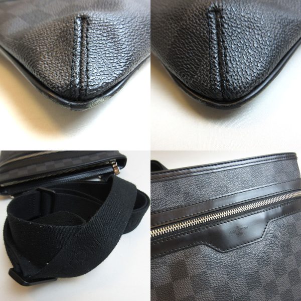 3 lv221208 3u 04 Louis Vuitton Thomas Shoulder Bag Damier Graphite Black