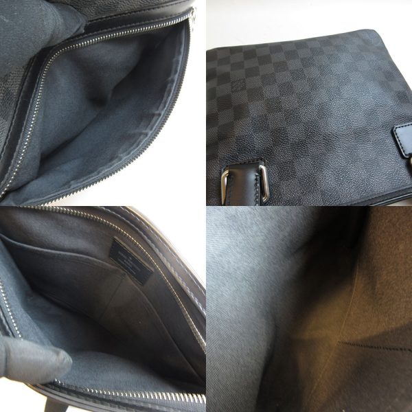 3 lv221208 3u 05 Louis Vuitton Thomas Shoulder Bag Damier Graphite Black