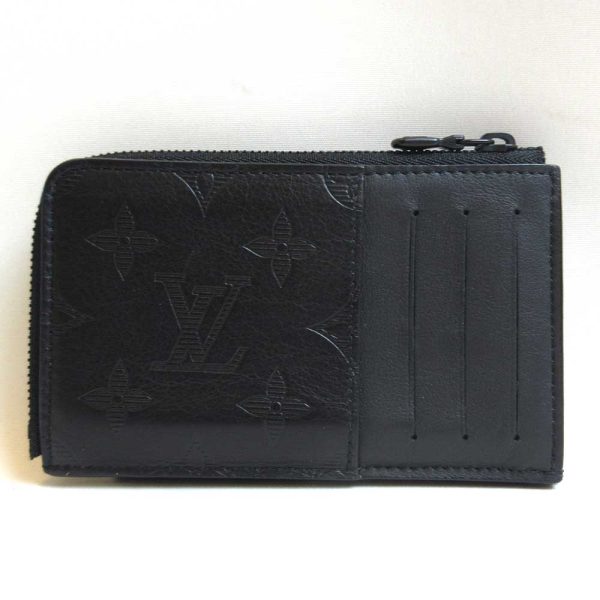 3 lv230317 2u 01 Louis Vuitton Coin Shadow Hybrid Wallet Card Case M81526 Black