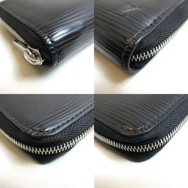 3 lv230420 3u 02 Louis Vuitton Wallet Epi Zippy Wallet Coin Coin Case M60152 Black