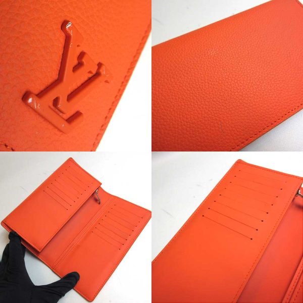 3 lv230521 1u 03 Louis Vuitton Portefeuille Blaza Aerogram Long Wallet Orange