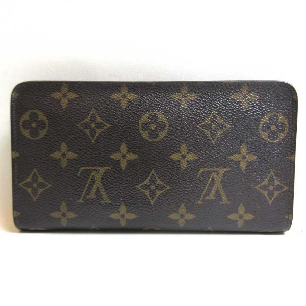 3 lv230702 3u 01 Louis Vuitton Monogram Portomone Sip Long Wallet