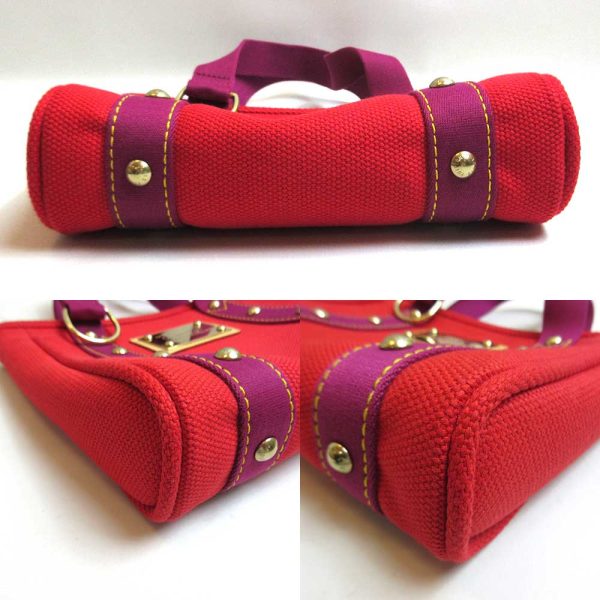 3 lv230713 1u 02 Louis Vuitton Antigua Hippo PM Rouge Bag Red M40037