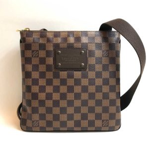 3 lv230823 1u Louis Vuitton Damier Bloomsbury PM Shoulder Bag Brown