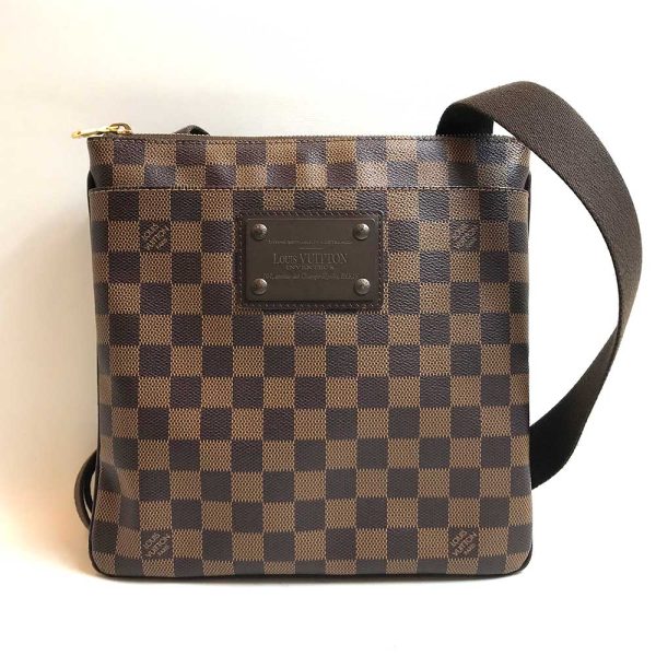 3 lv230823 1u Louis Vuitton Pochette Plat Brooklyn Damier Crossbody