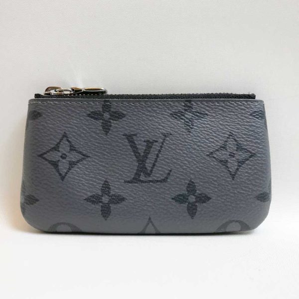 3 lv230901 1m 01 Louis Vuitton Coin Case Eclipse Reverse Pochette Cle Black