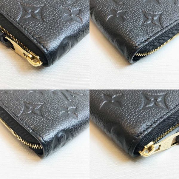 3 lv230914 1m 02 Louis Vuitton Coin Case Empreinte Zippy Coin Black M60574