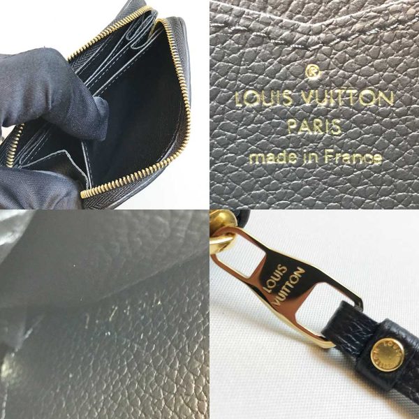 3 lv230914 1m 04 Louis Vuitton Coin Case Empreinte Zippy Coin Black M60574