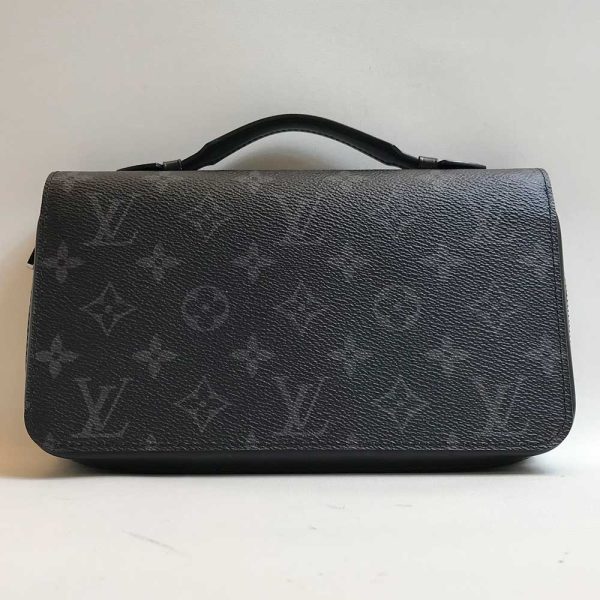 3 lv230914 2m Louis Vuitton Long Wallet Eclipse Zippy XL Black