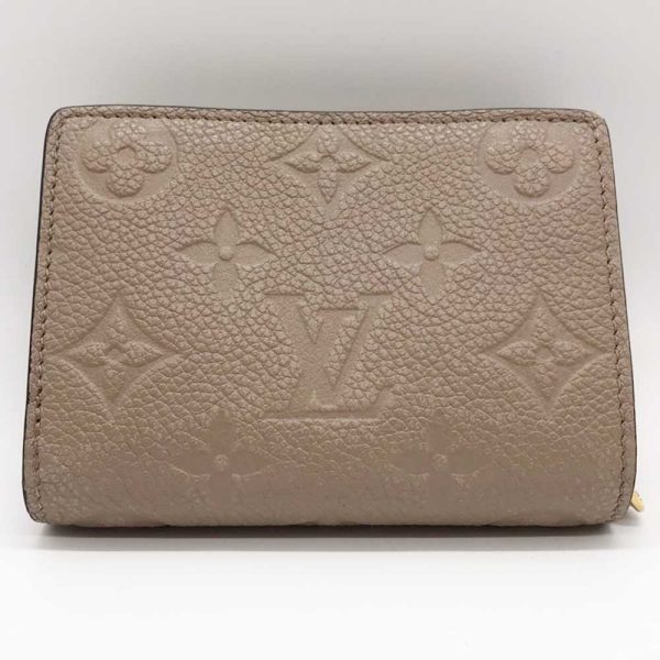 3 lv230921 2m Louis Vuitton Wallet Claire Empreinte Beige M80152