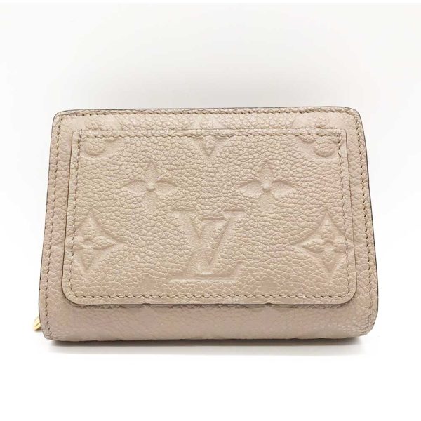 3 lv230921 2m 01 Louis Vuitton Wallet Claire Empreinte Beige M80152