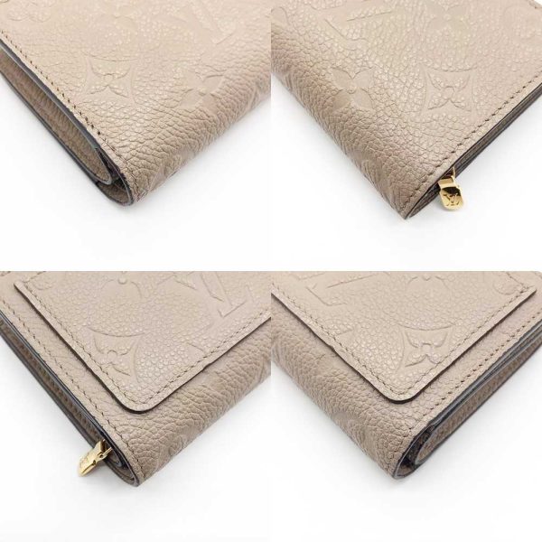 3 lv230921 2m 02 Louis Vuitton Wallet Claire Empreinte Beige M80152