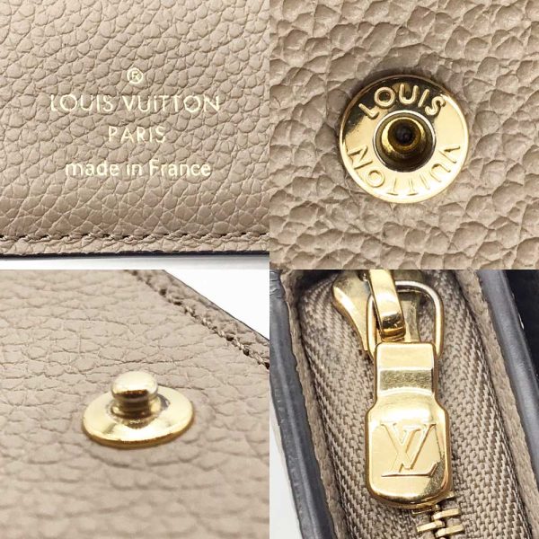 3 lv230921 2m 04 Louis Vuitton Wallet Claire Empreinte Beige M80152