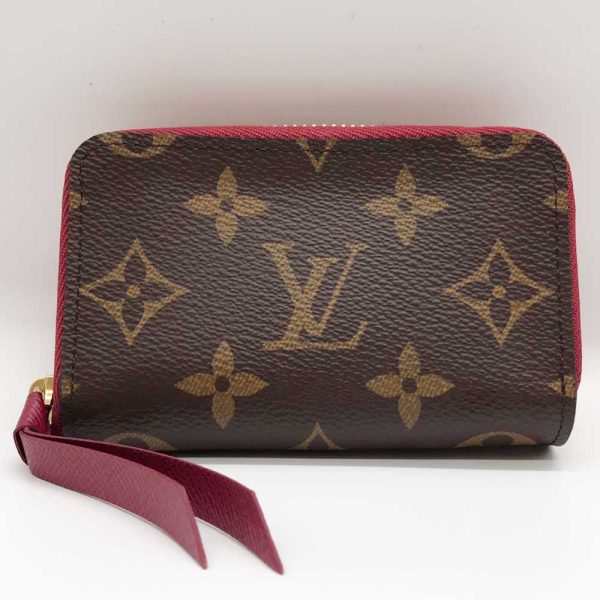 3 lv230928 2m Louis Vuitton Card Case Monogram Multicult Fuchsia M61299