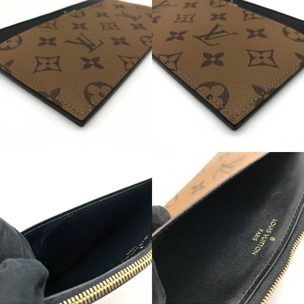 3 lv231007 7m 02 Louis Vuitton Long Wallet Monogram Reverse Slim Brown