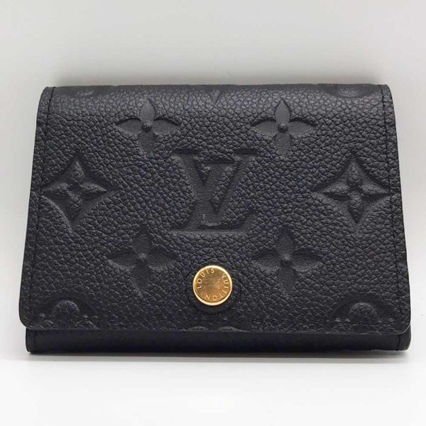 3 lv231012 2m Louis Vuitton Card Case Empreinte Anvelop Carte de Visite Black