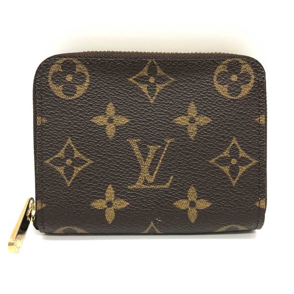 3 lv231102 1u LOUIS VUITTON Wallet Coin Zippy Coin Monogram Brown