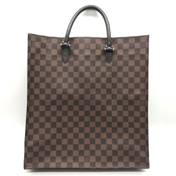 3 lv231127 3o Louis Vuitton Tote Sappura Damier Brown Black N51140