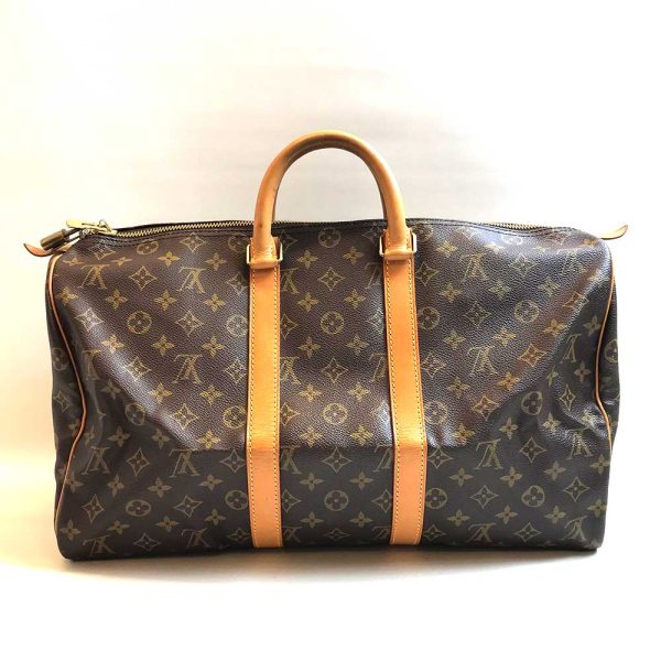 3 lv231210 1o 01 Louis Vuitton Bag Keepall 45 Monogram Hand M41428