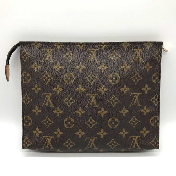 3 lv231210 2o 01 Louis Vuitton Pochette Toilette 26 Shoulder Bag Monogram Pouch Clutch M47542