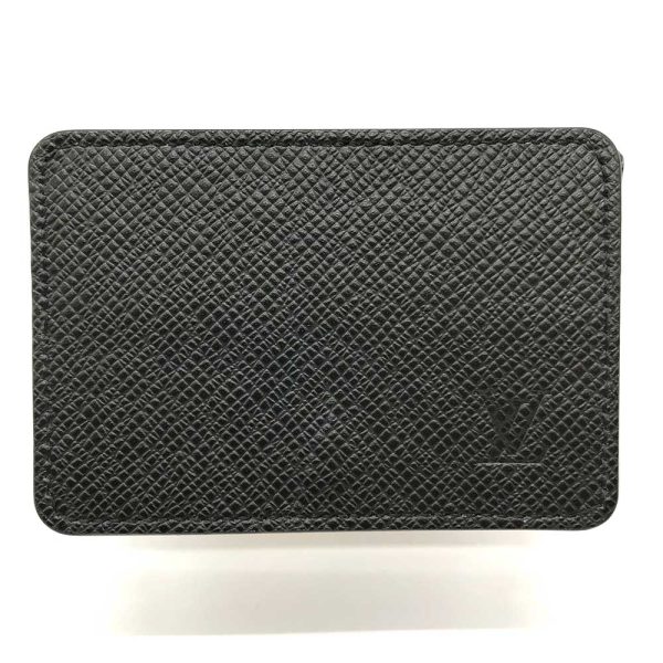 3 lv231214 2 Louis Vuitton Coin Case Taiga Coin Black Noir Coin Purse