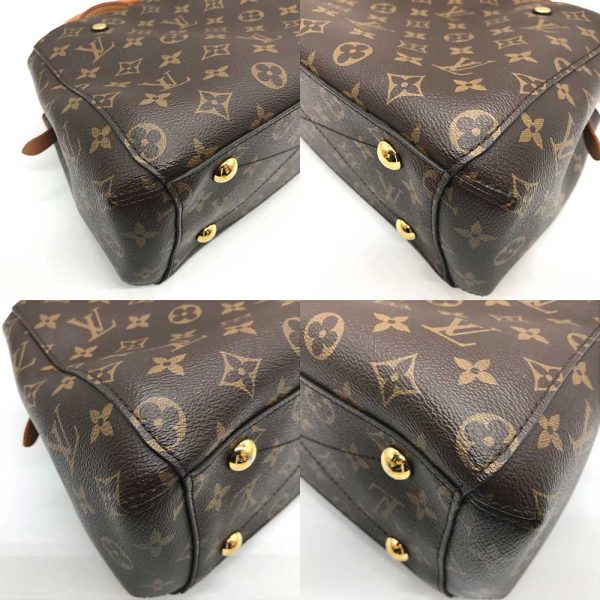 3 lv231214 4o 02 Louis Vuitton Montaigne BB 2way Shoulder Bag Brown