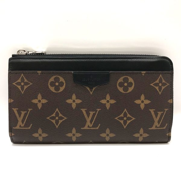 3 lv231218 1u Louis Vuitton Long Wallet Macassar Zippy Dragonne