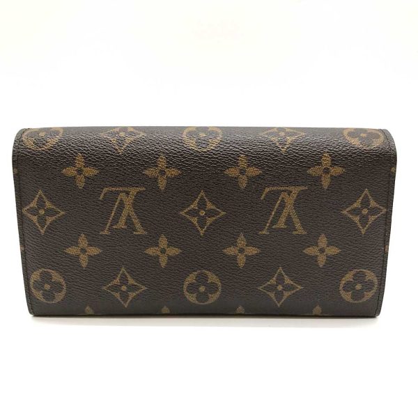 3 lv231219 1u 01 Louis Vuitton Monogram Portefeuille Sarah M61726 Long Wallet