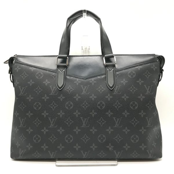 3 lv240307 1r Louis Vuitton Explorer Briefcase Monogram Eclipse 2way Black