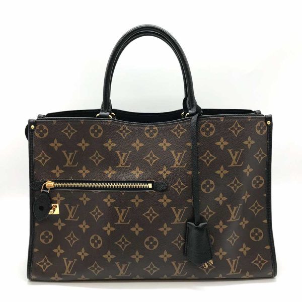 3 lv240314 1u Louis Vuitton Tote Bag Popincourt MM Macassar