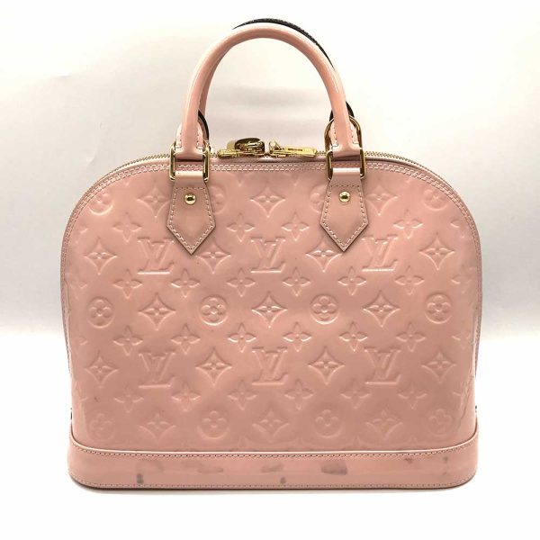 3 lv240322 5r 01 Louis Vuitton Alma PM Rose Ballerine Vernis Pink