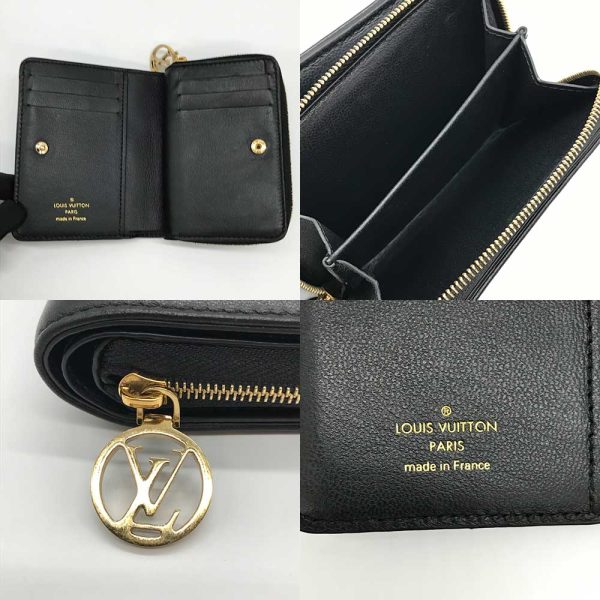 3 lv240404 4r 03 Louis Vuitton Portefeuille Monogram M81599 Black