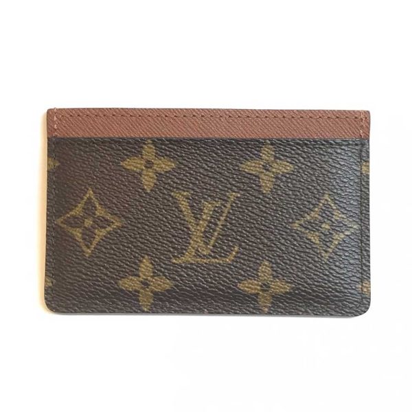 3 lv240411 4r 01 LOUIS VUITTON Card Case Porte Cult Monogram