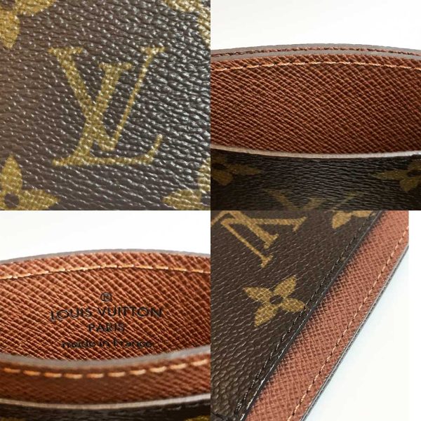 3 lv240411 4r 03 LOUIS VUITTON Card Case Porte Cult Monogram