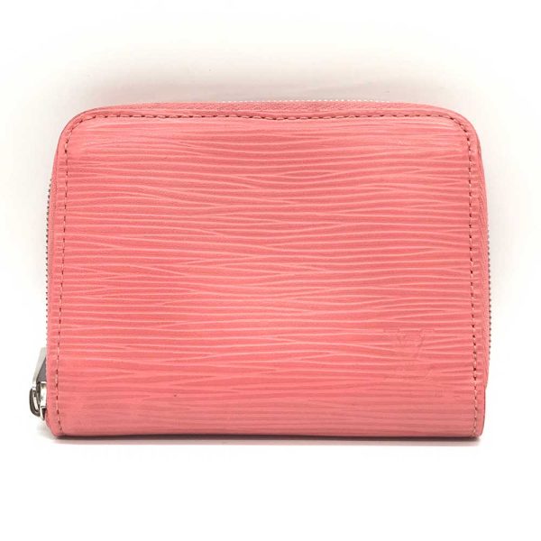 3 lv240418 1r LOUIS VUITTON Zippy Coin Corail Epi Coin Case Pink