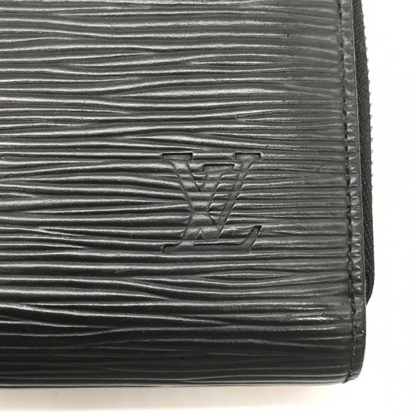 3 lv240418 4u 04 Louis Vuitton Long Wallet Epi Zippy Wallet Black M61857