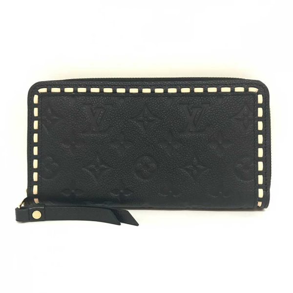 3 lv240425 4r LOUIS VUITTON Empreinte Zippy Wallet Long Wallet Stitch