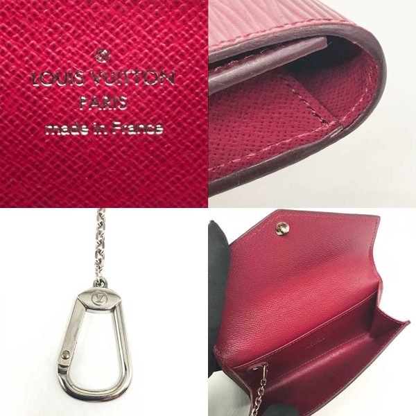 3 lv240509 2 03 LOUIS VUITTON Key Case Pouch Epi Fuchsia