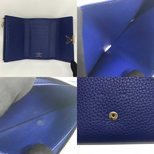 3 lv240516 3 04 LOUIS VUITTON Capucines Blue Wallet Taurillon M63714