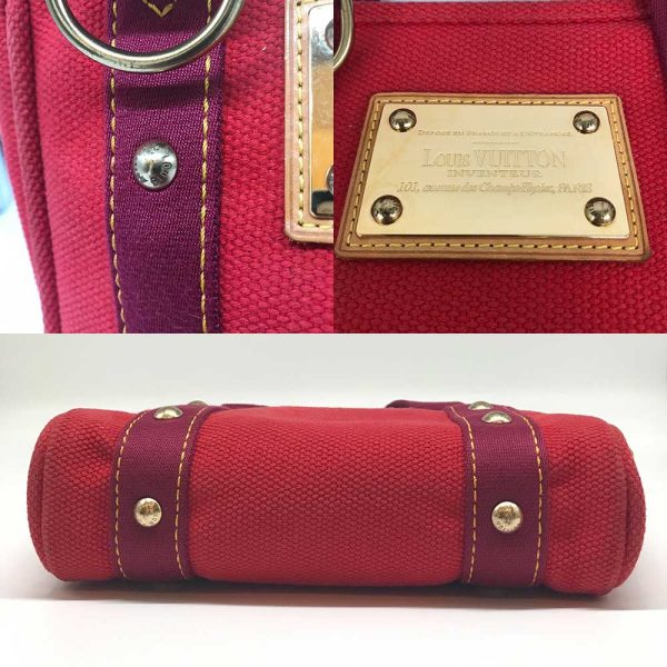 3 lv240523 1 03 LOUIS VUITTON Hippo PM Rouge Handbag Red Antigua